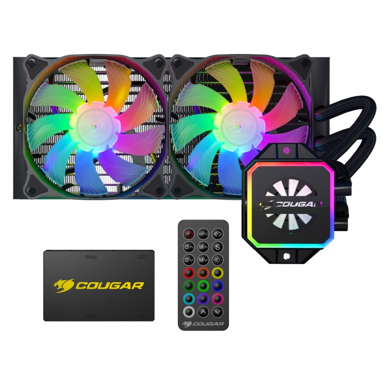 COUGAR HELOR 240LGA 20xx, 1366, 1200, 115xs, 775s, AM5/4, AM3+s...RJB LED light