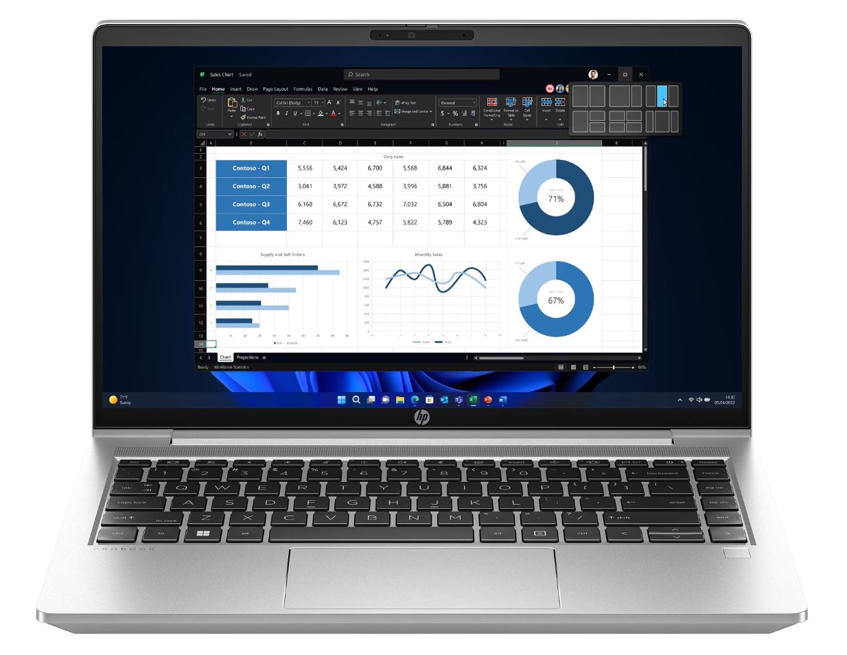 HP ProBook 440 G10 (B39T2AT) 14" Full HD LED 1920 x 1080 i5, 16Gb, 512Gb